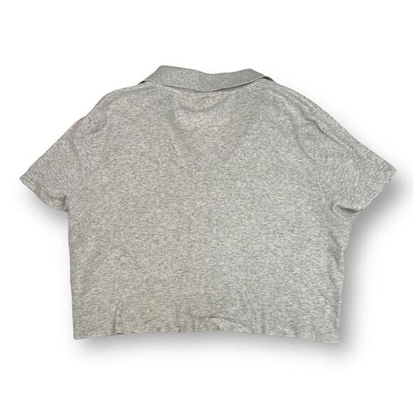 American Eagle Ribbed Front Button Cropped Top Size Extra Extra Large - Picture 3 of 5